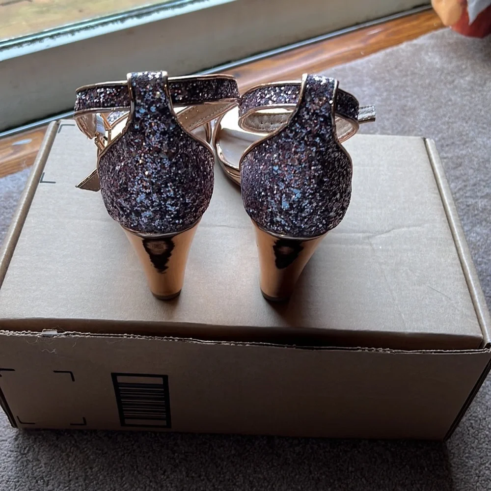 Rose Gold Sparkle Heel - Picture 4 of 5